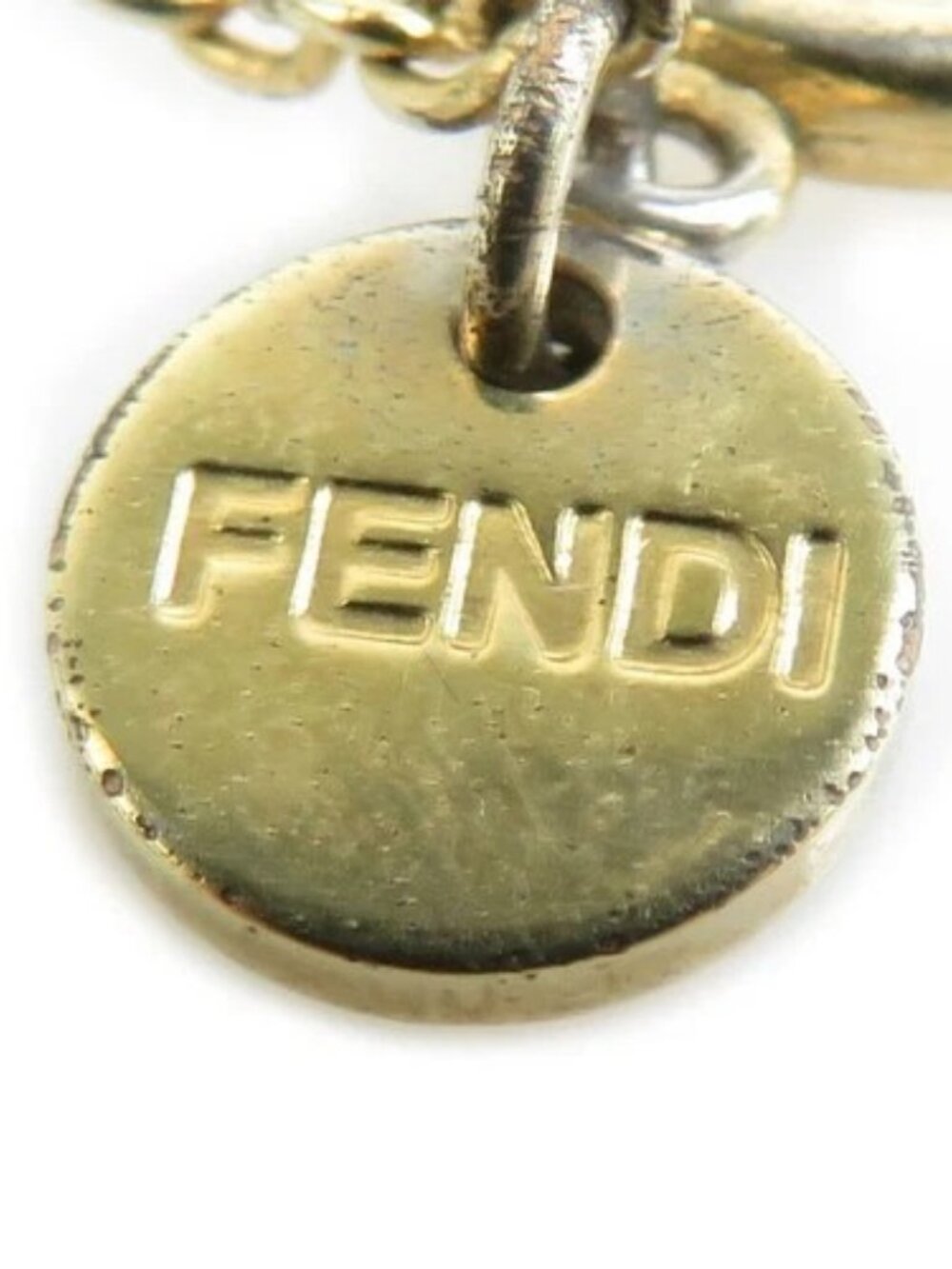 Auth FENDI F Is Bracelet Gold Metal - r10648a - Picture 7 of 8